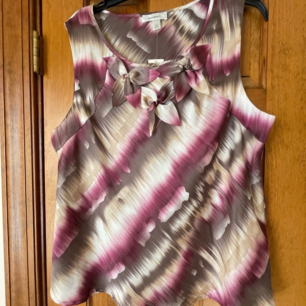 Dress barn blouse size XL SLEEVELESS - Picture 2 of 5